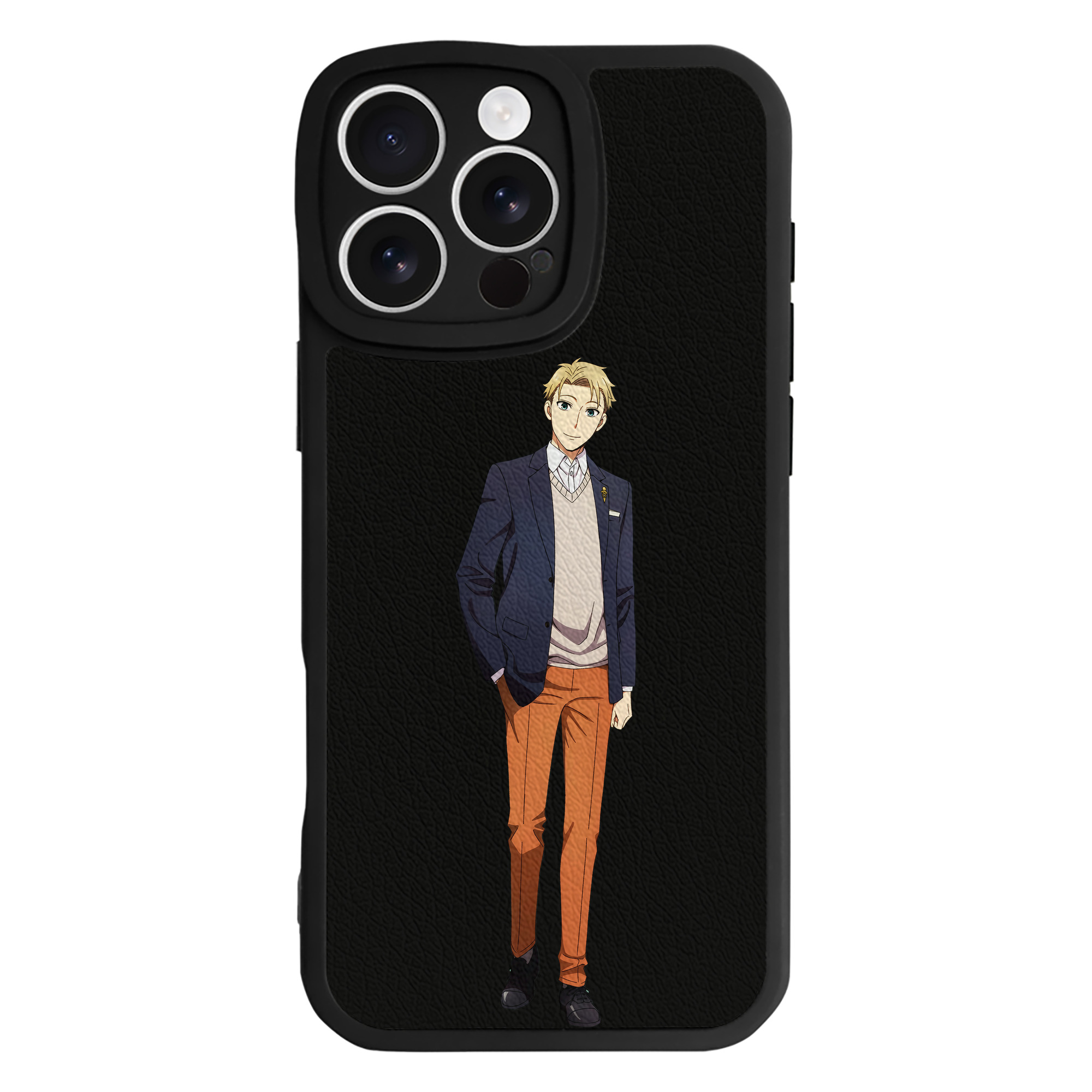 （画像用） SPY×FAMILY间谍家家酒 【iPhone 16シリーズ対応】シリコンスマホケース（レザー調） 材質：シリコン